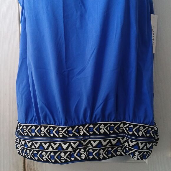 Swimsuits for All Royal Loop Strap Blouson tankini top Sz 18 NWT - Picture 2 of 7